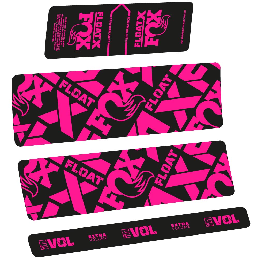 Stickers Fox Float X Performance 2022 compatibles Autocollants amortisseur