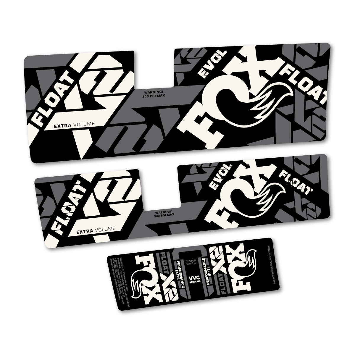 Bone White decal for Fox Float X2 Performance Elite 2021 rear shock – bike sticker vinyl