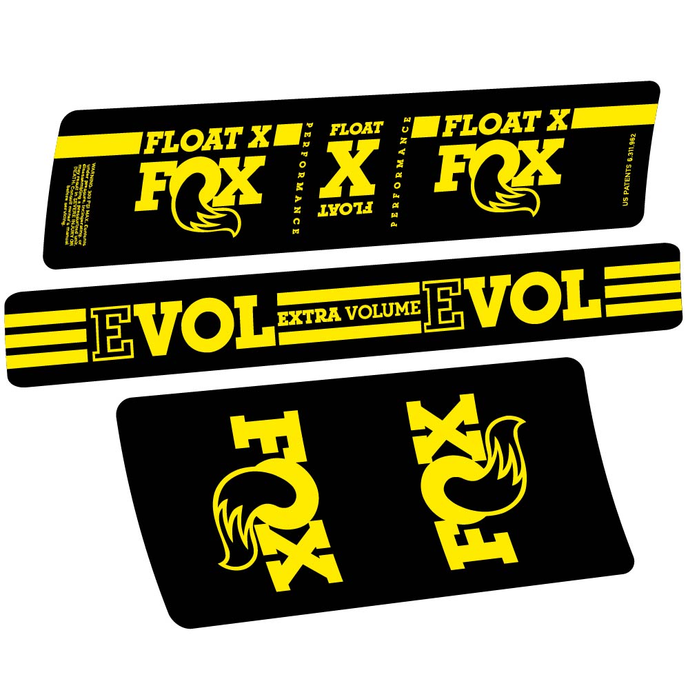 Stickers Fox Float X compatibles Autocollants amortisseur