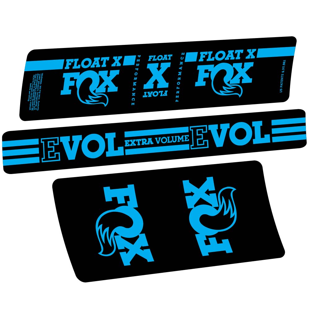 Stickers Fox Float X compatibles Autocollants amortisseur