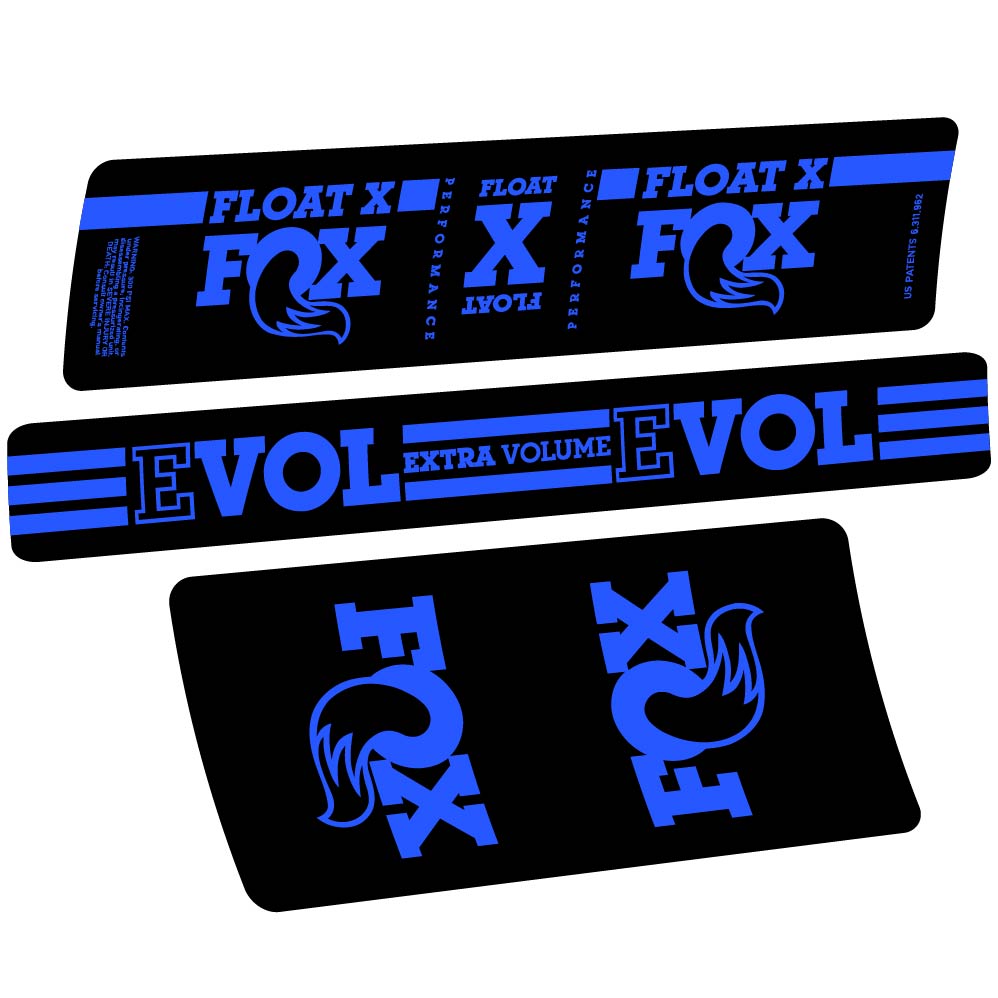 Stickers Fox Float X compatibles Autocollants amortisseur