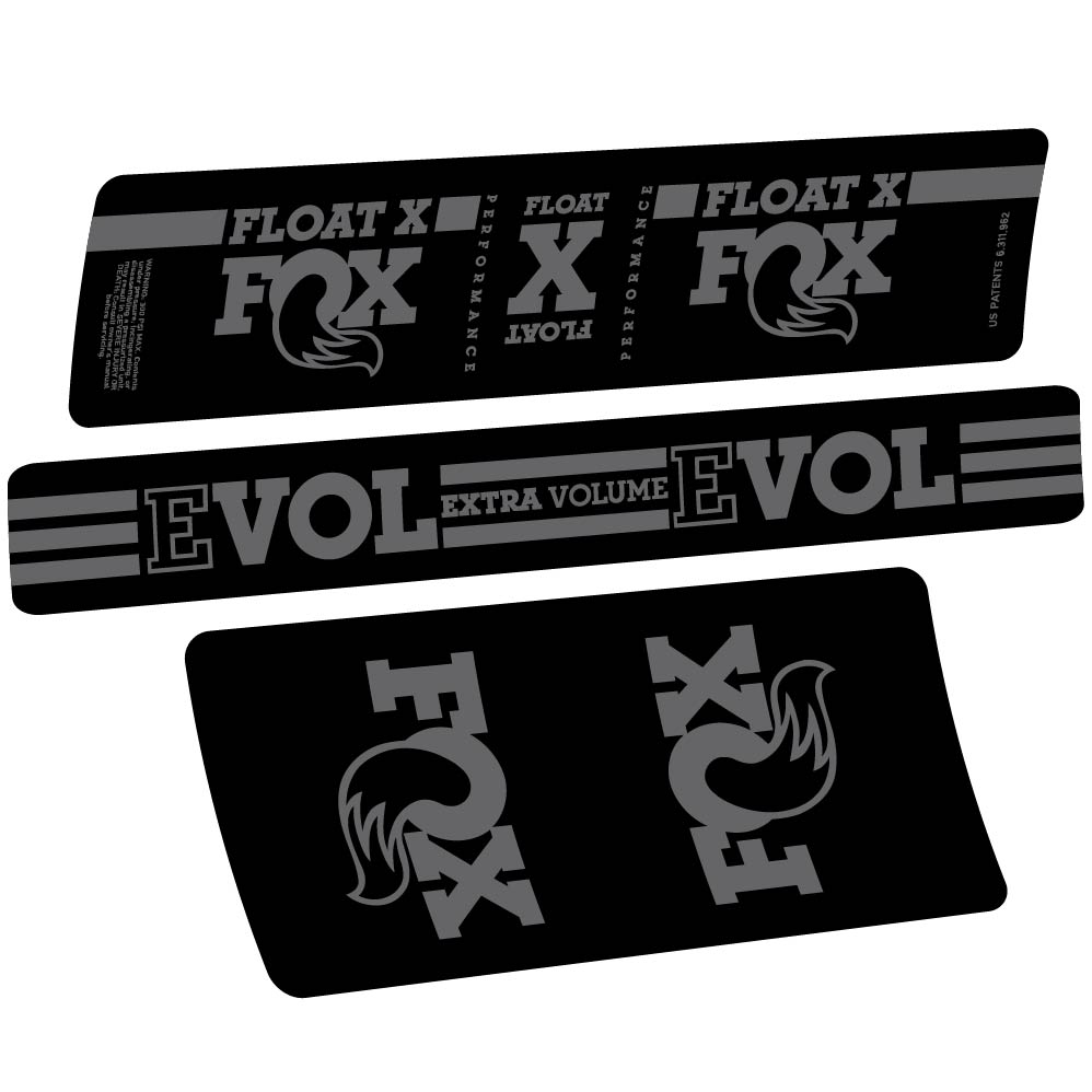 Stickers Fox Float X compatibles Autocollants amortisseur