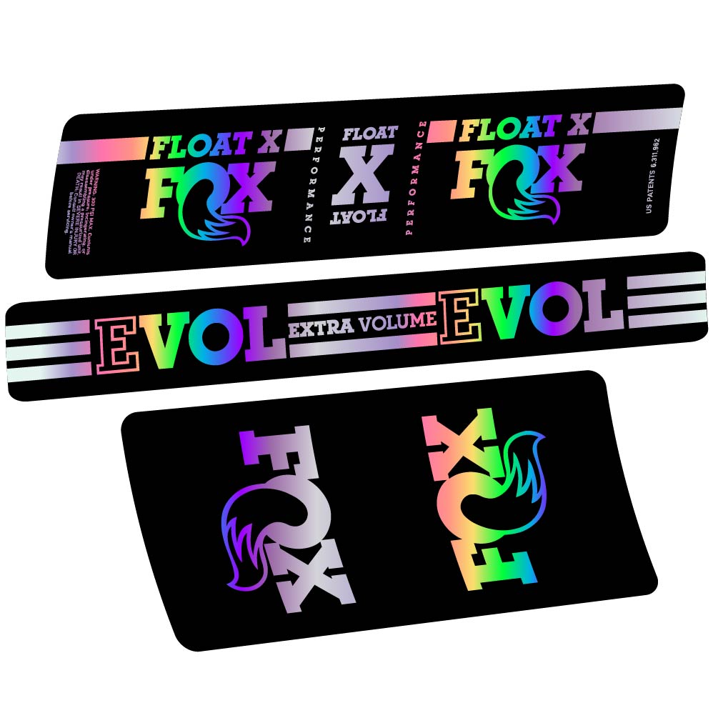 Stickers Fox Float X compatibles Autocollants amortisseur