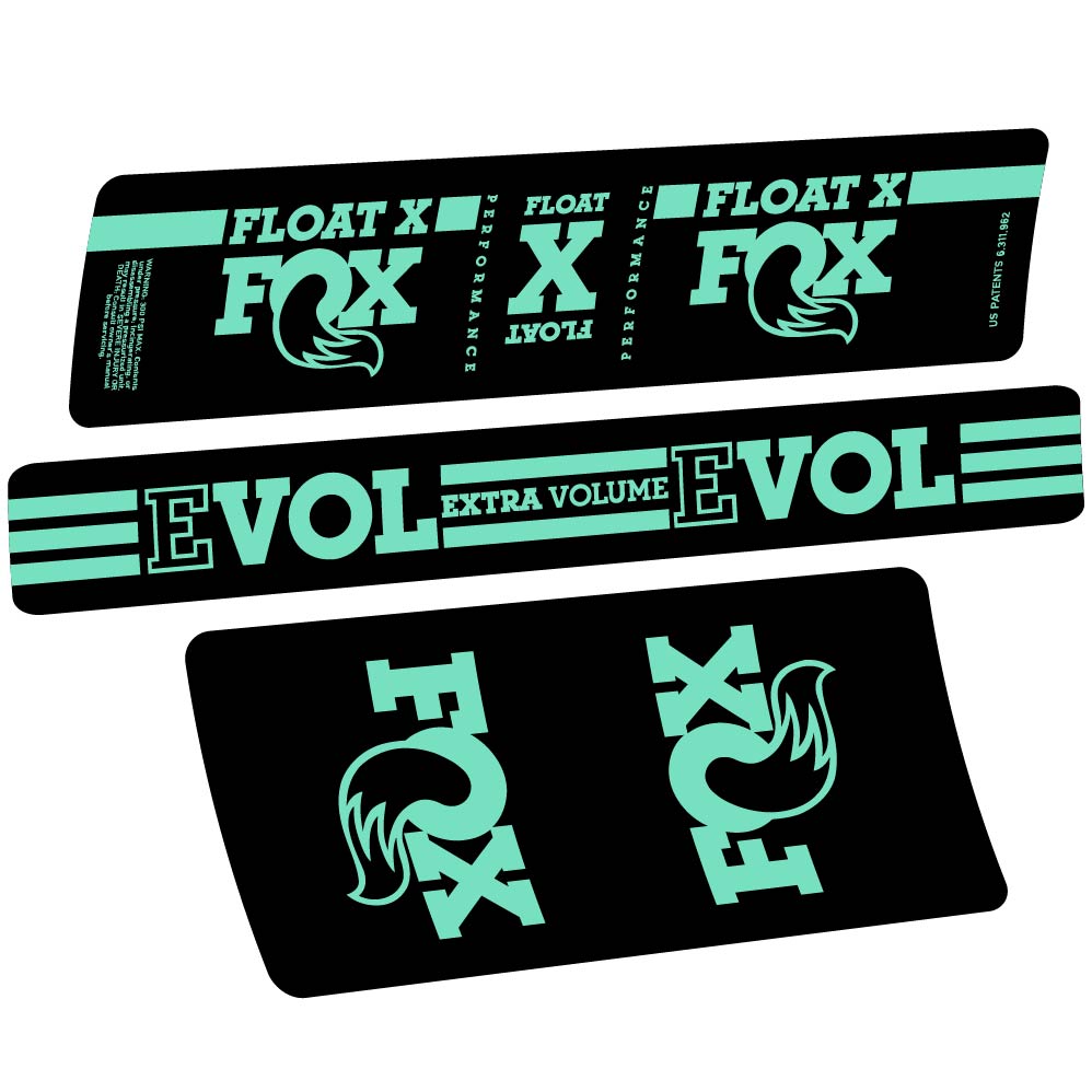 Stickers Fox Float X compatibles Autocollants amortisseur