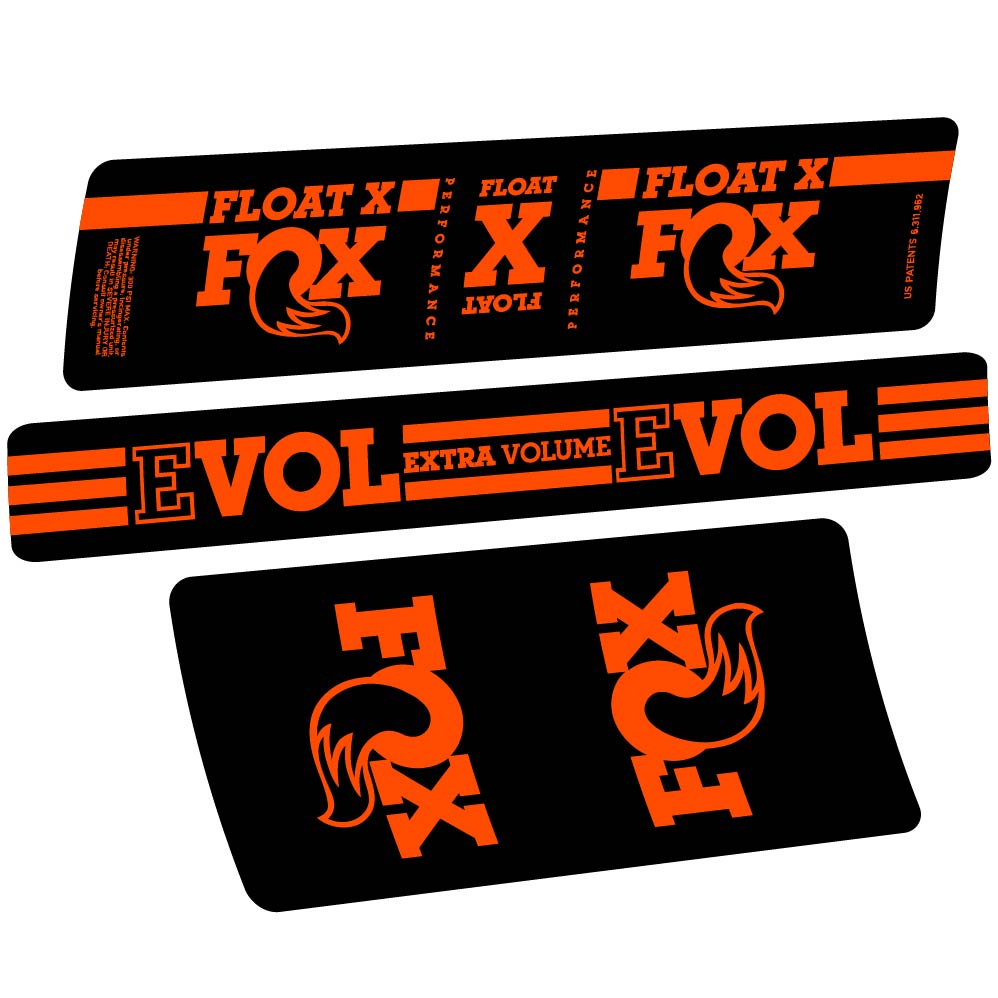 Stickers Fox Float X compatibles Autocollants amortisseur