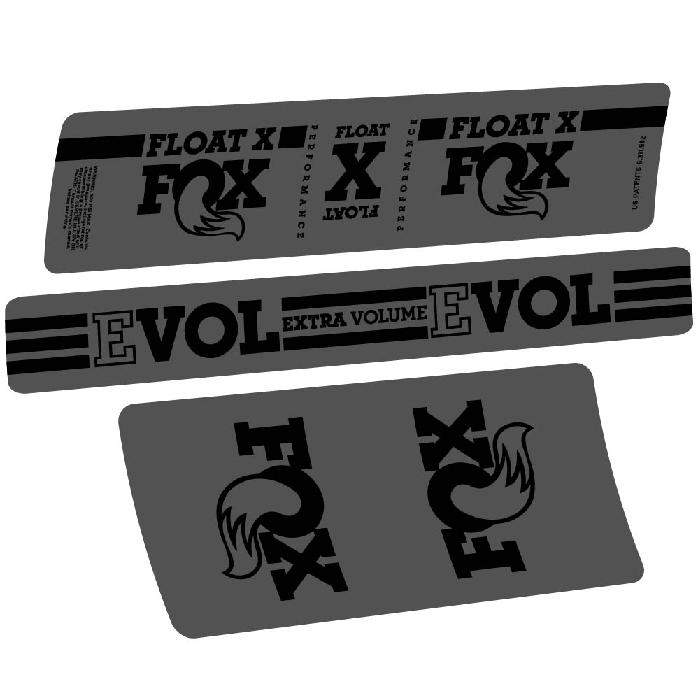 Stickers Fox Float X compatibles Autocollants amortisseur
