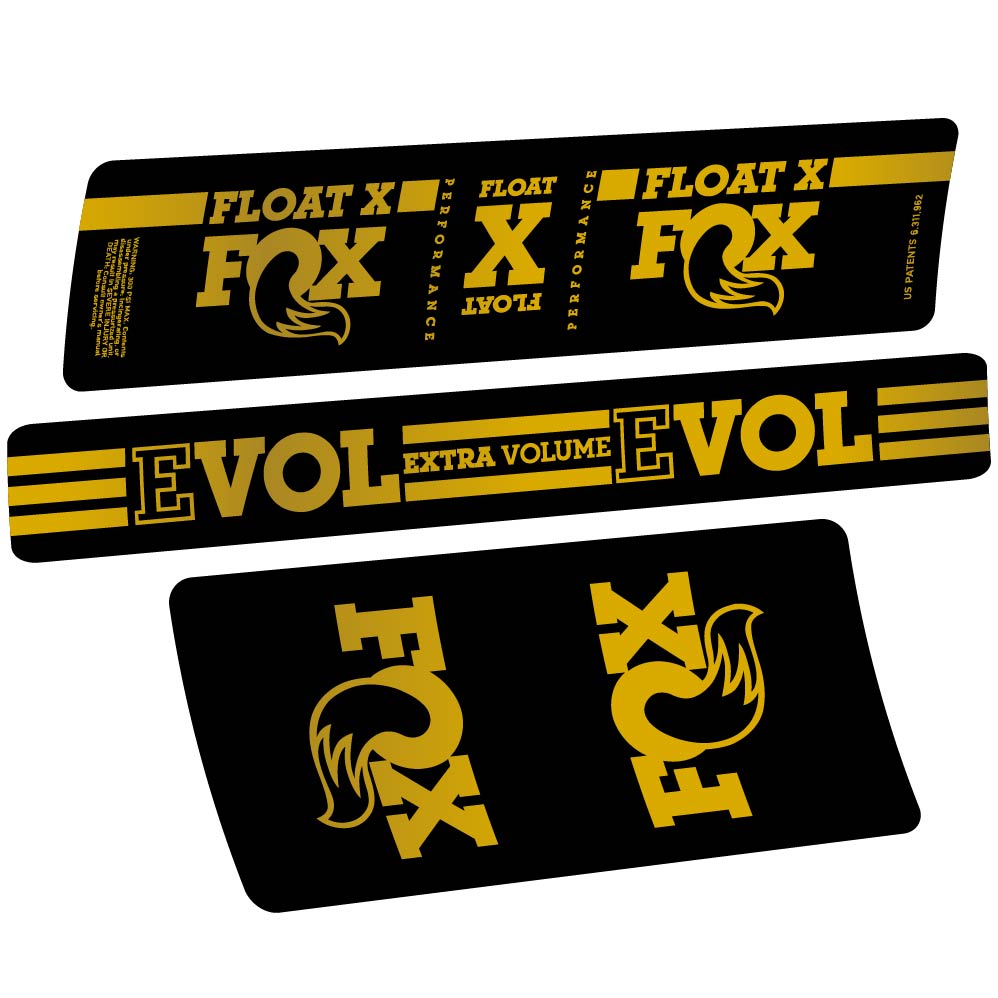 Stickers Fox Float X compatibles Autocollants amortisseur