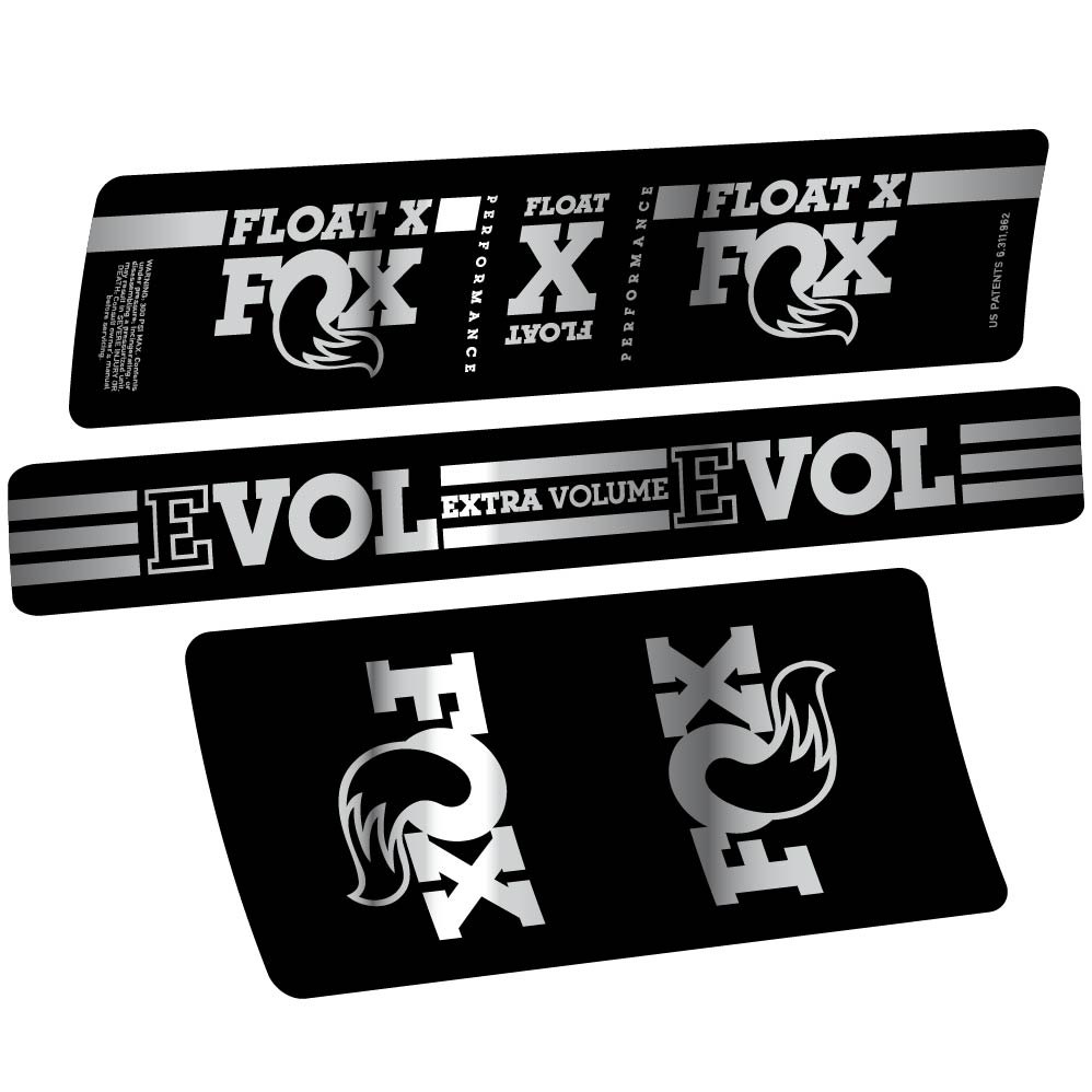Stickers Fox Float X compatibles Autocollants amortisseur