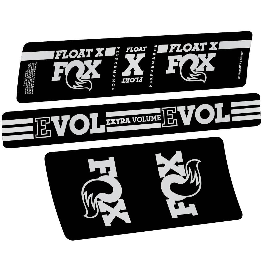 Stickers Fox Float X compatibles Autocollants amortisseur