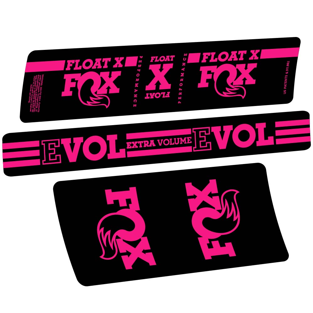 Stickers Fox Float X compatibles Autocollants amortisseur