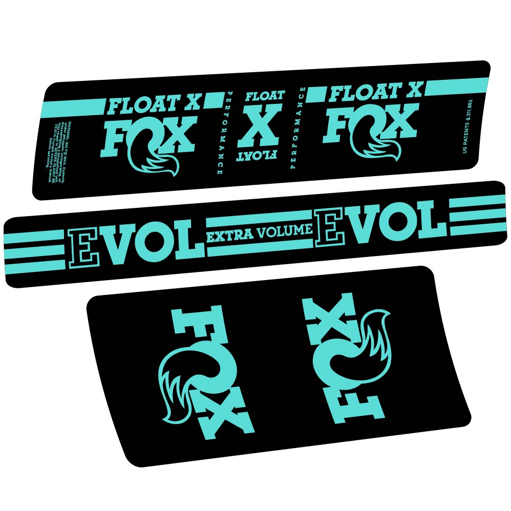 Stickers Fox Float X compatibles Autocollants amortisseur