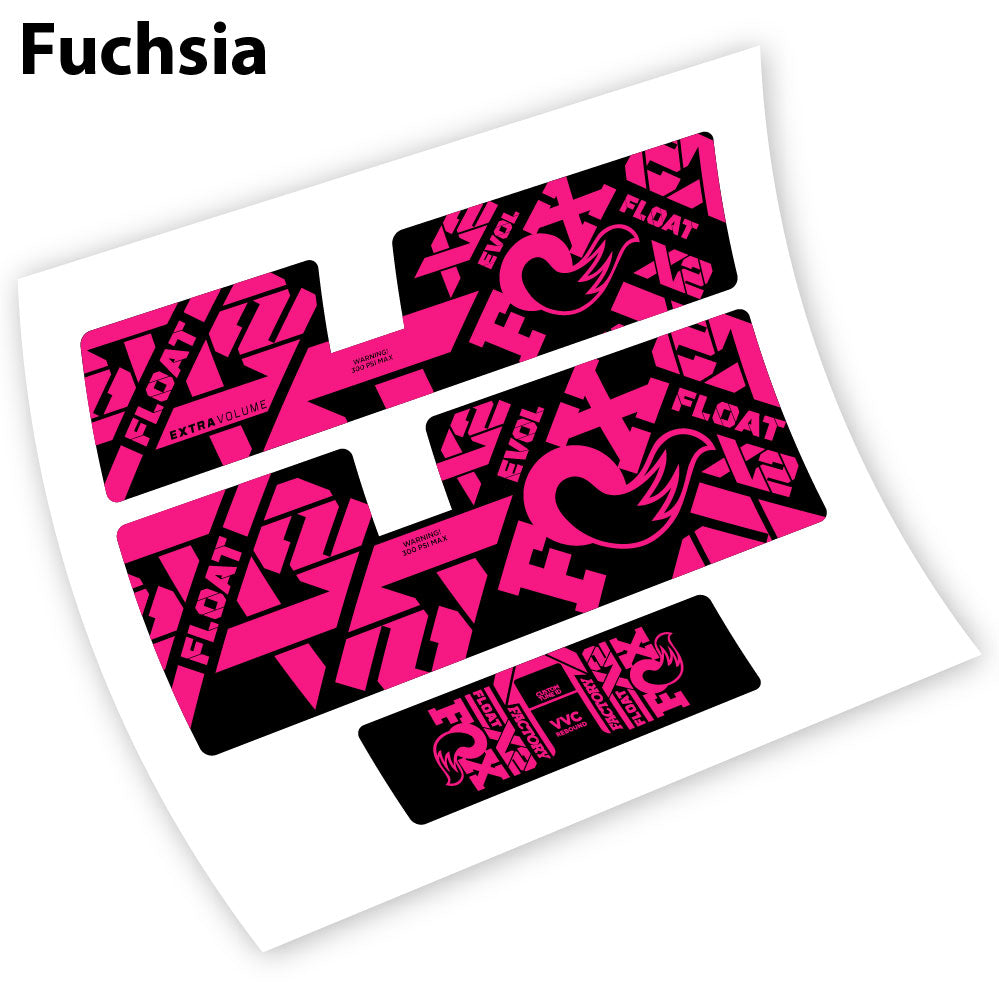 Stickers Fox Float X2 2021 compatibles Autocollants amortisseur