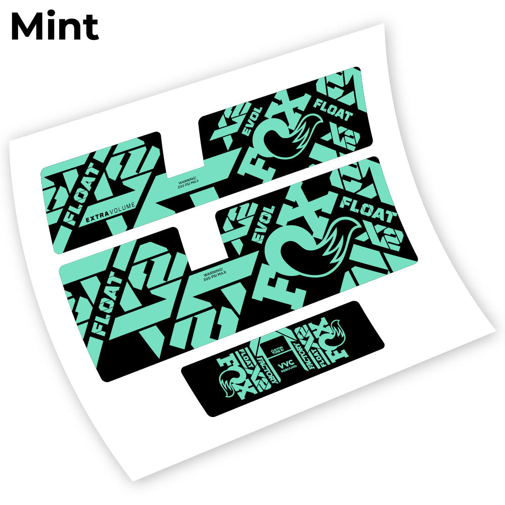 Stickers Fox Float X2 2021 compatibles Autocollants amortisseur