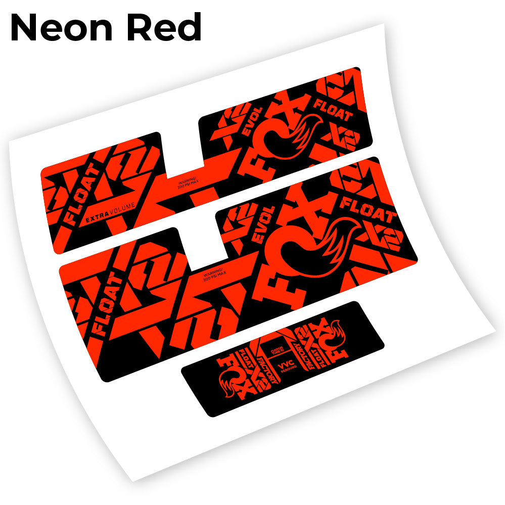 Stickers Fox Float X2 2021 compatibles Autocollants amortisseur