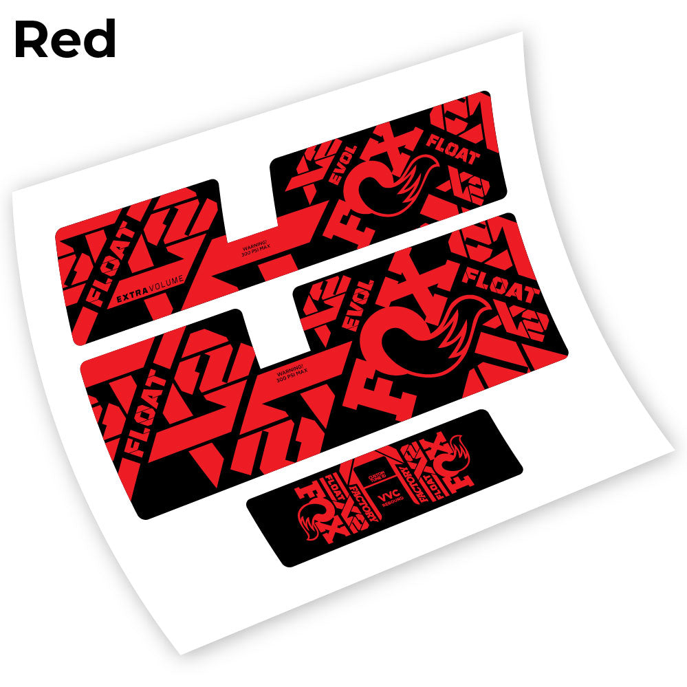 Stickers Fox Float X2 2021 compatibles Autocollants amortisseur