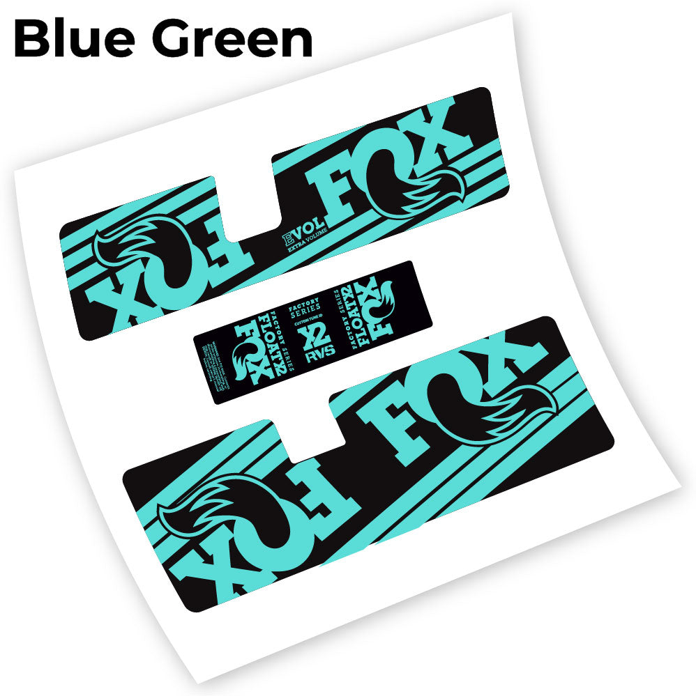 Stickers Fox Float X2 RVS compatibles Autocollants amortisseur
