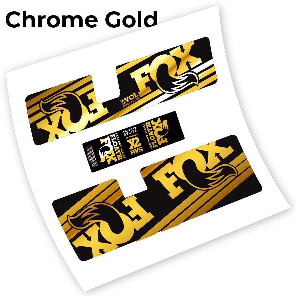 Stickers Fox Float X2 RVS compatibles Autocollants amortisseur