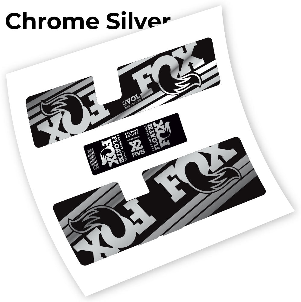 Stickers Fox Float X2 RVS compatibles Autocollants amortisseur