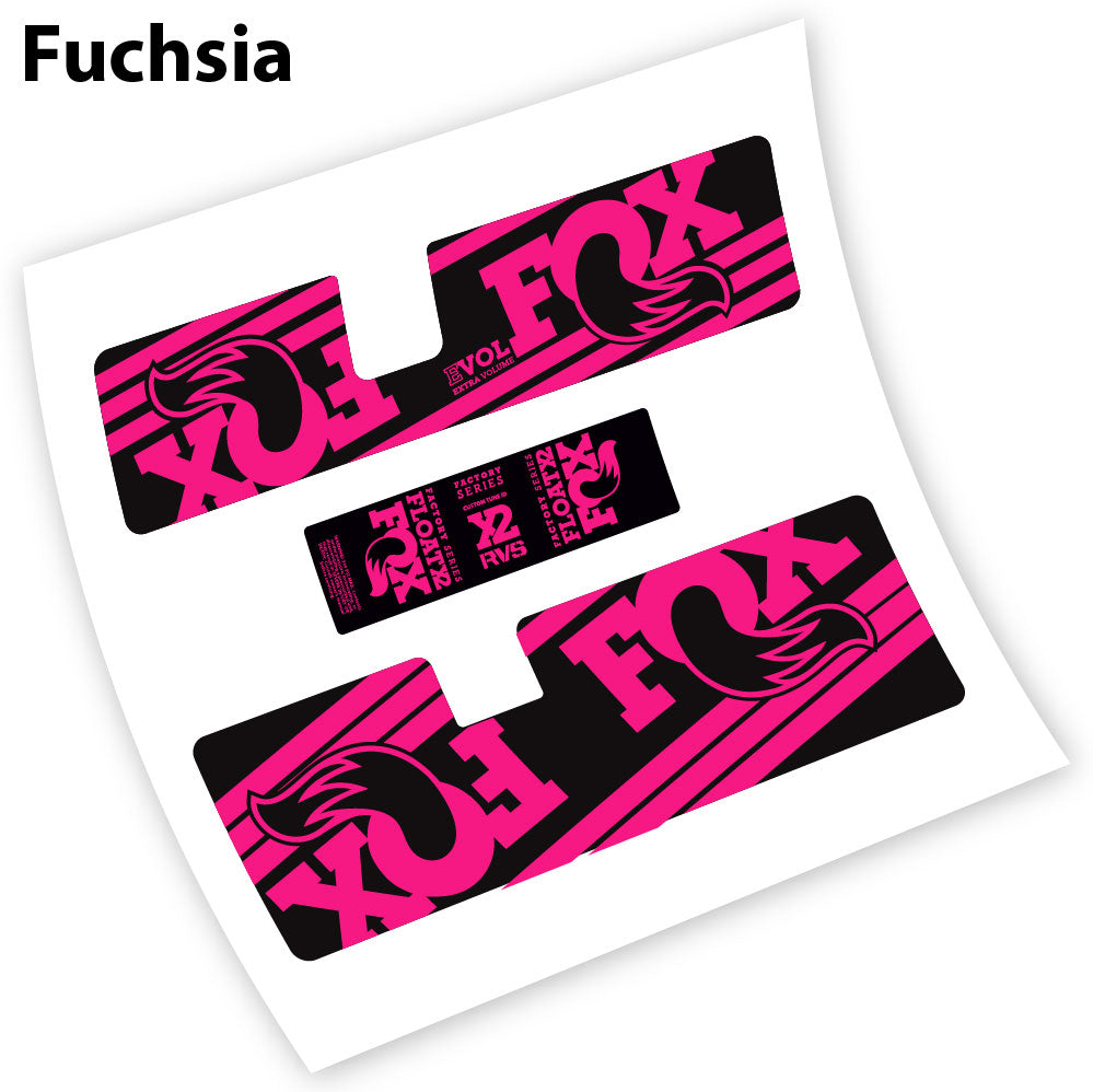 Stickers Fox Float X2 RVS compatibles Autocollants amortisseur