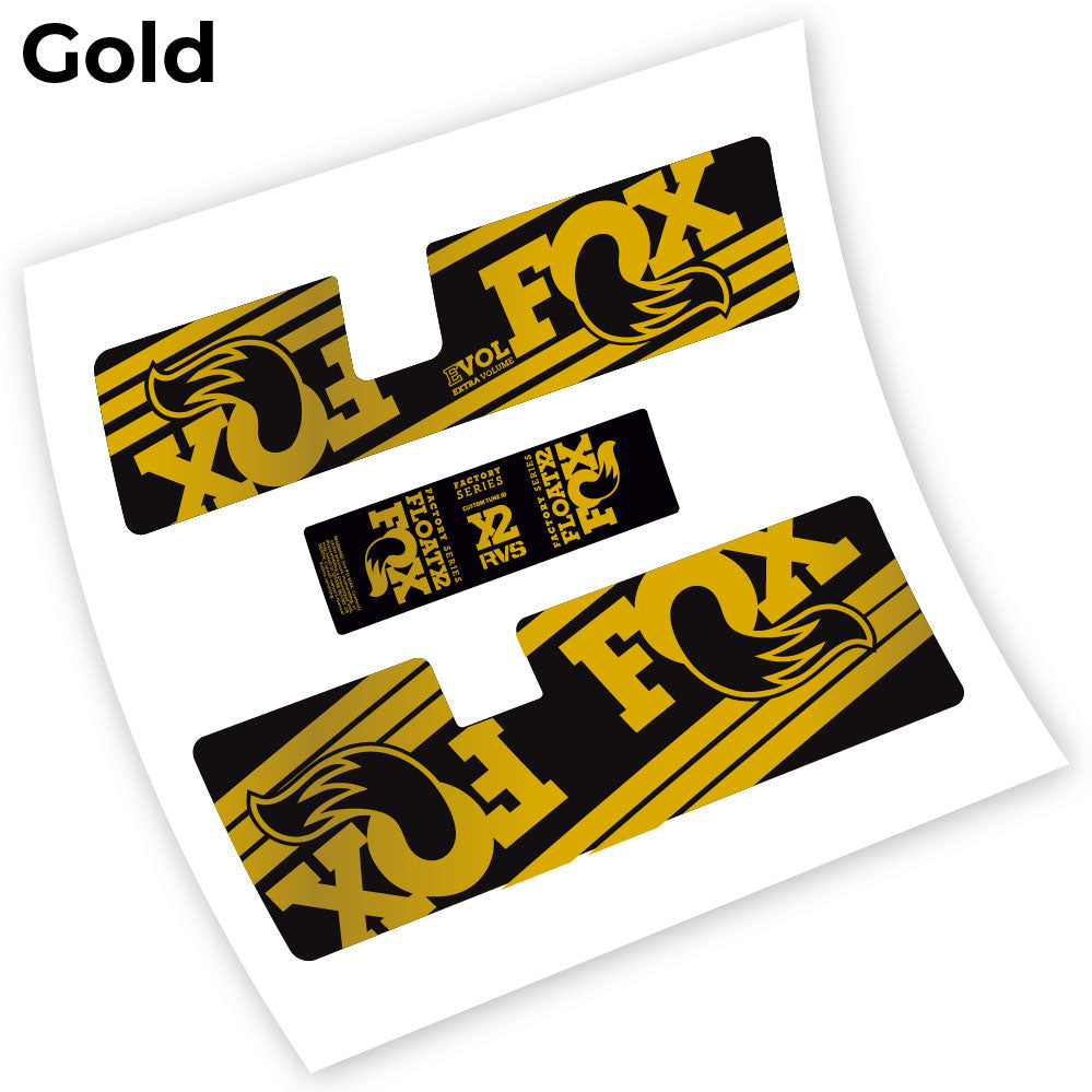 Stickers Fox Float X2 RVS compatibles Autocollants amortisseur