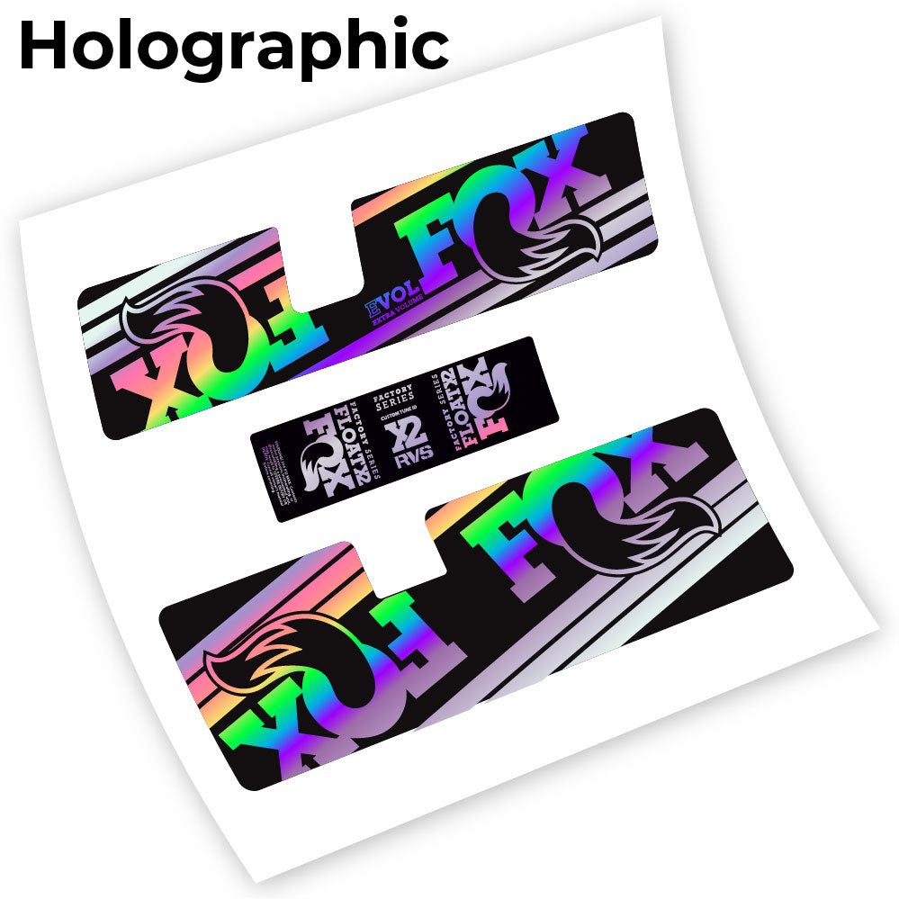 Stickers Fox Float X2 RVS compatibles Autocollants amortisseur