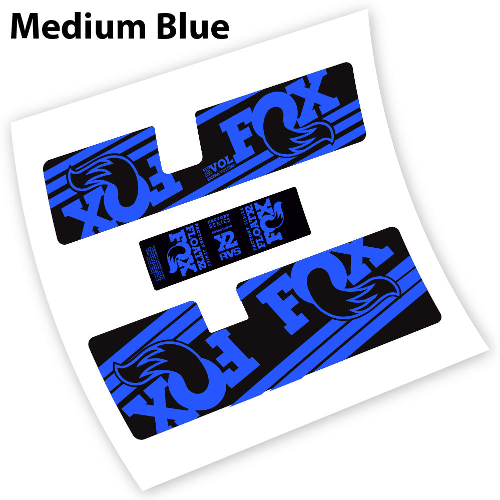 Stickers Fox Float X2 RVS compatibles Autocollants amortisseur