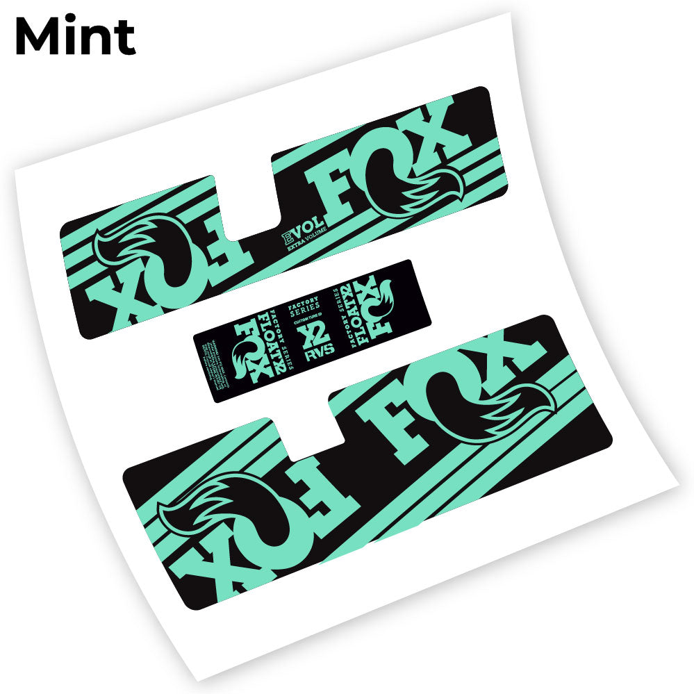 Stickers Fox Float X2 RVS compatibles Autocollants amortisseur
