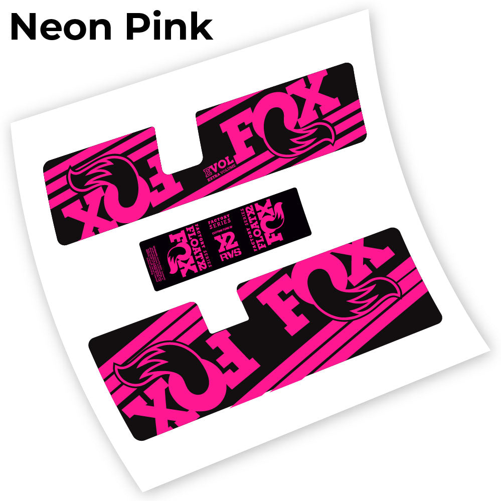 Stickers Fox Float X2 RVS compatibles Autocollants amortisseur