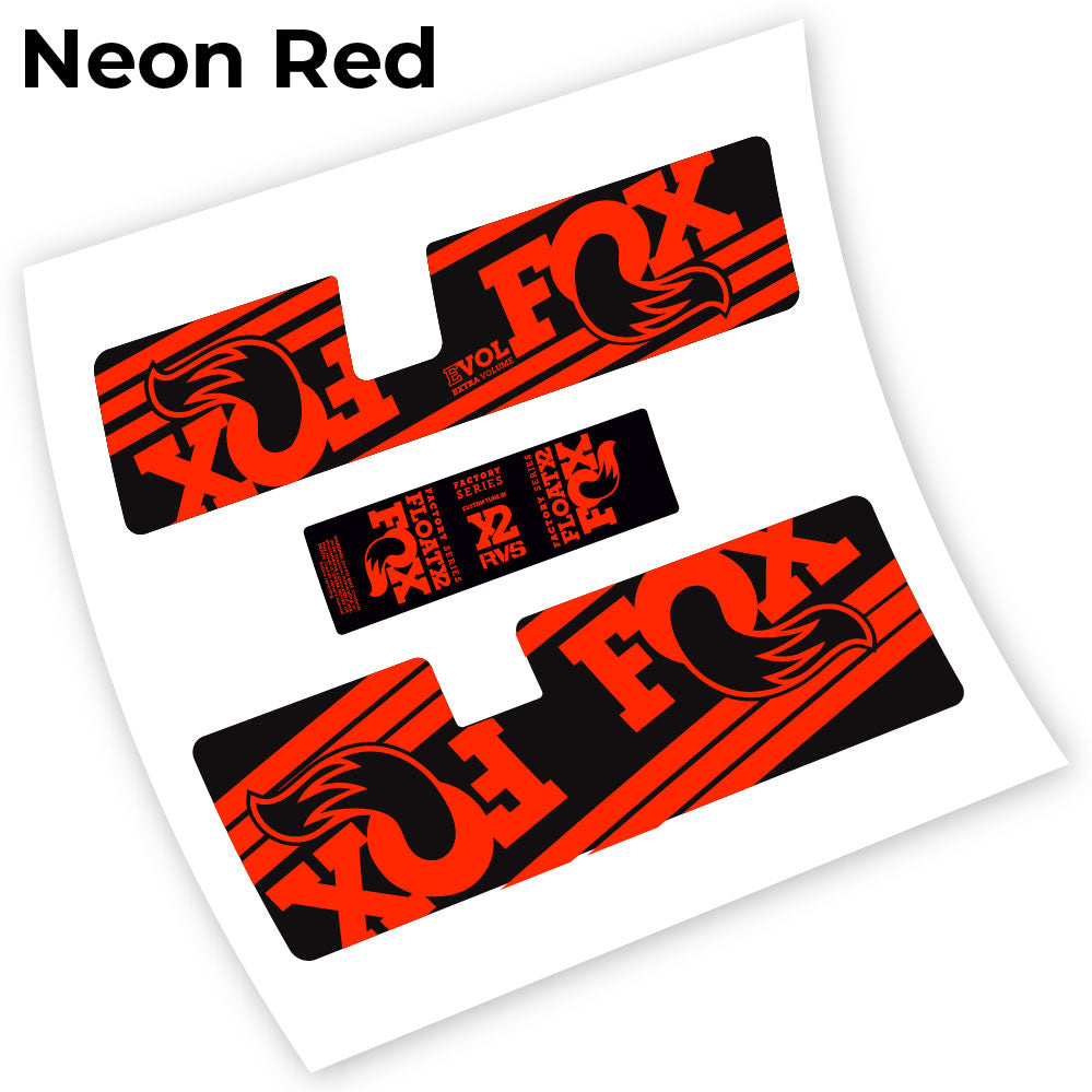 Stickers Fox Float X2 RVS compatibles Autocollants amortisseur
