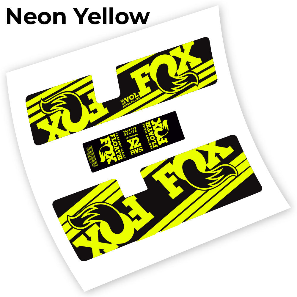 Stickers Fox Float X2 RVS compatibles Autocollants amortisseur