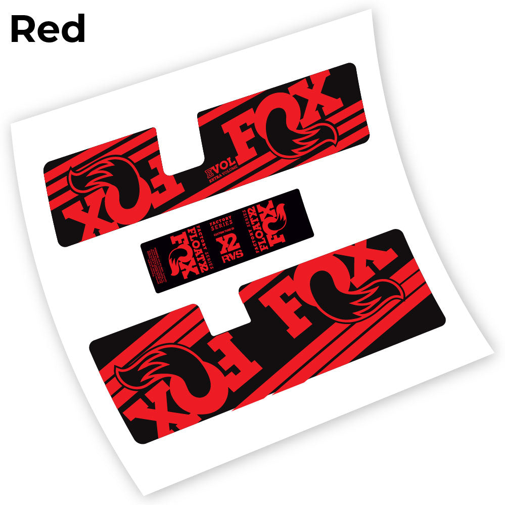 Stickers Fox Float X2 RVS compatibles Autocollants amortisseur