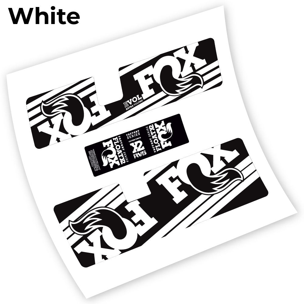 Stickers Fox Float X2 RVS compatibles Autocollants amortisseur