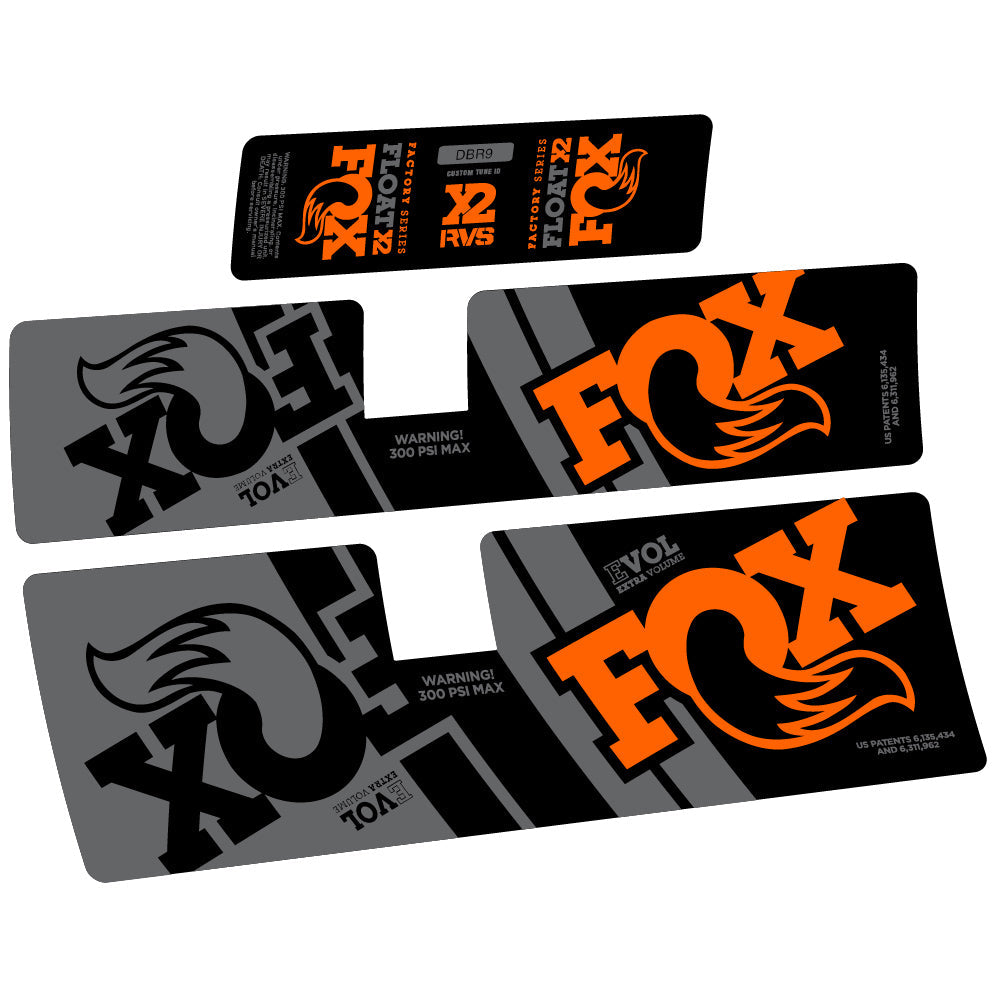 Stickers Fox Float X2 Performance 2019 compatibles Autocollants amortisseur