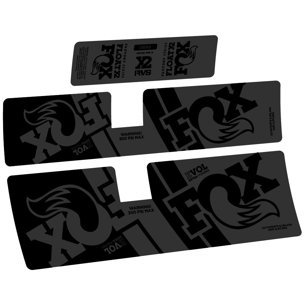 Stickers Fox Float X2 Performance 2019 compatibles Autocollants amortisseur