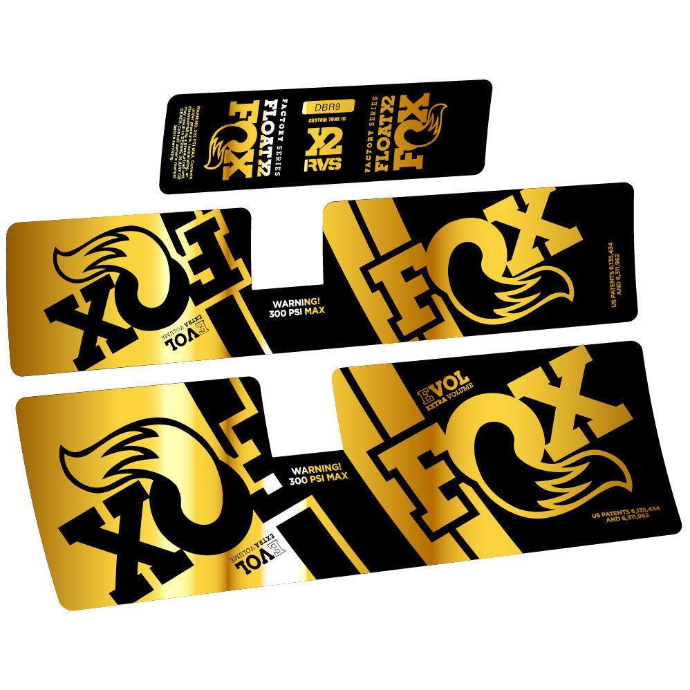Stickers Fox Float X2 Performance 2019 compatibles Autocollants amortisseur