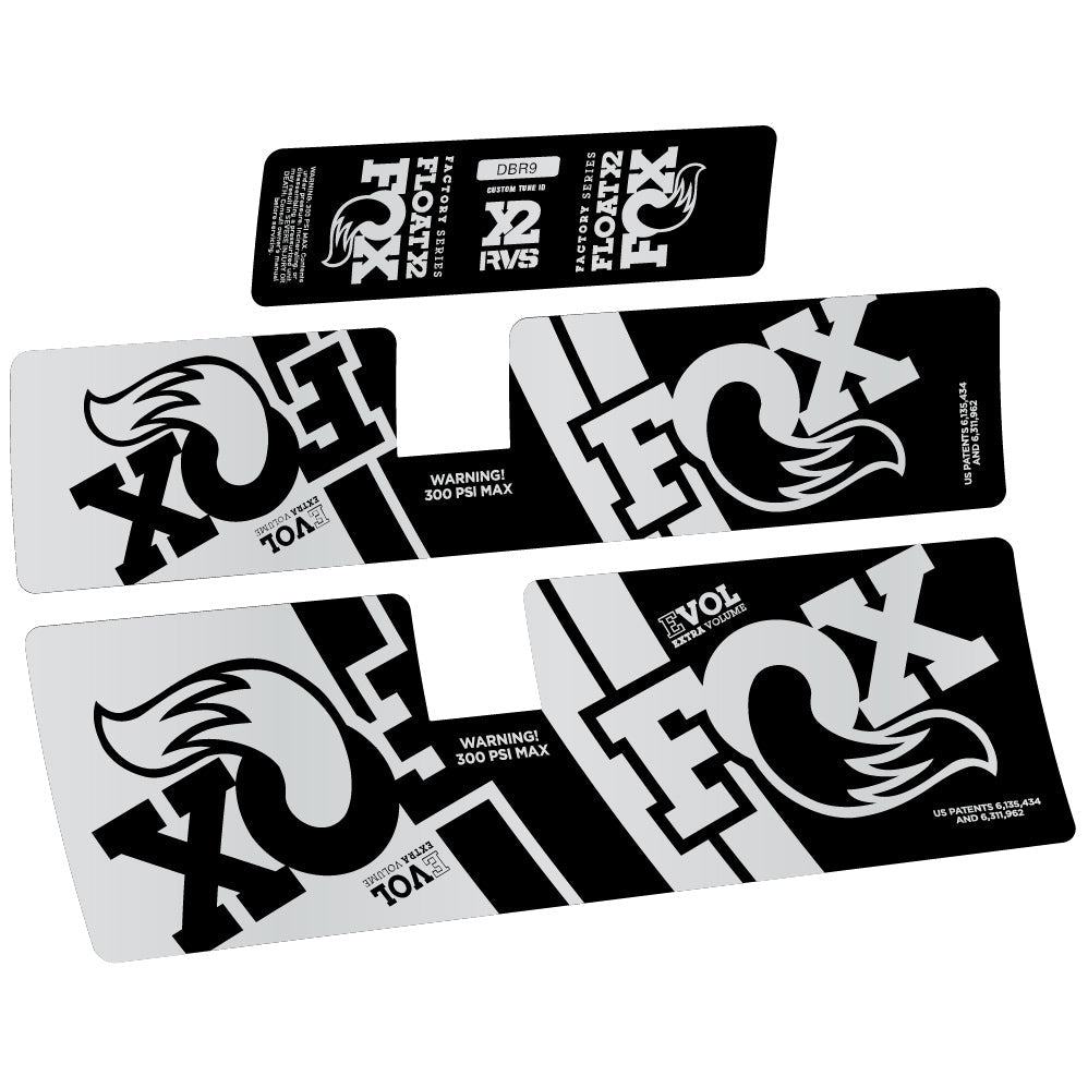 Stickers Fox Float X2 Performance 2019 compatibles Autocollants amortisseur