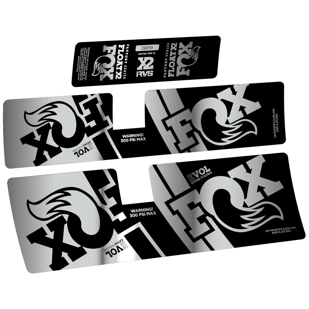 Stickers Fox Float X2 Performance 2019 compatibles Autocollants amortisseur