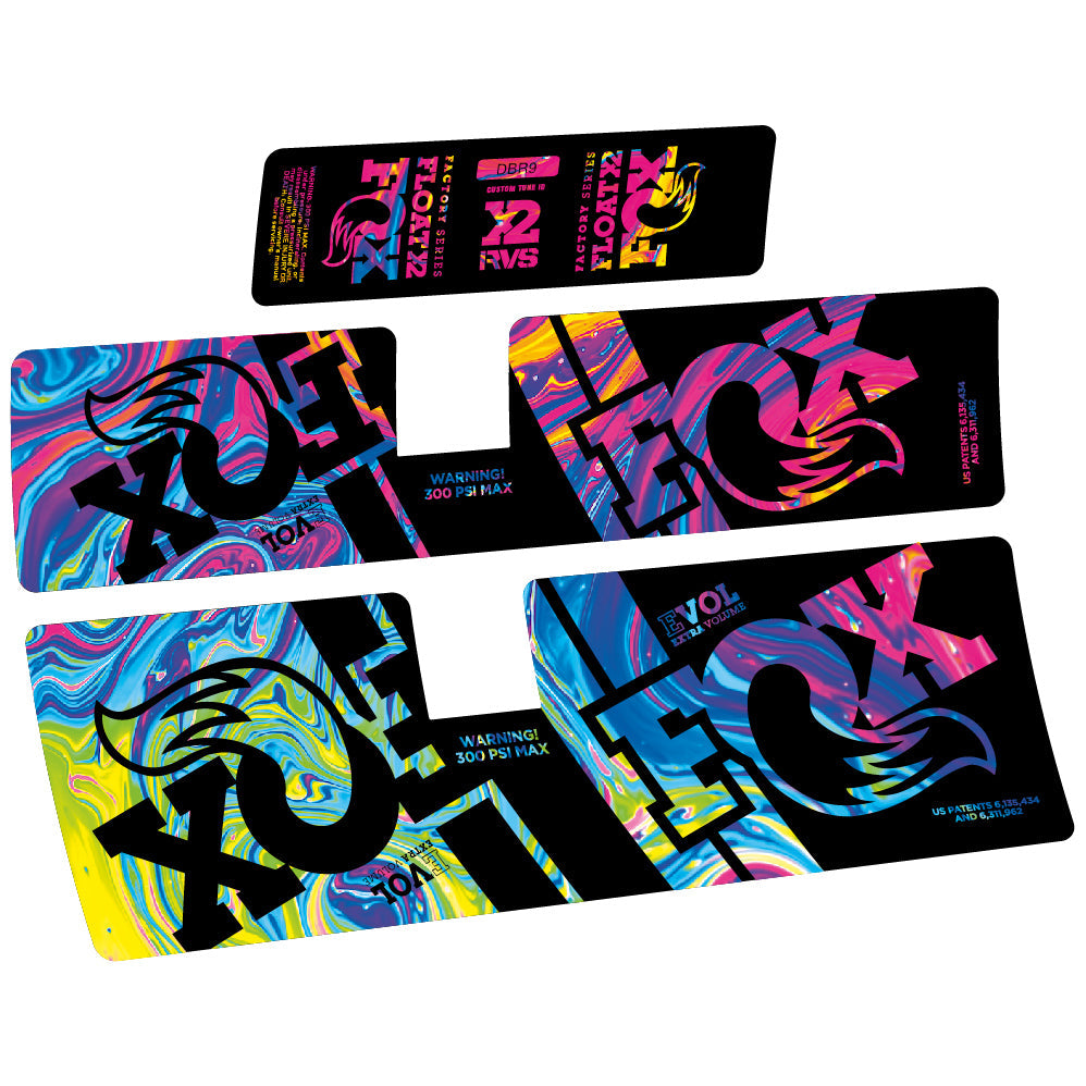 Stickers Fox Float X2 Performance 2019 compatibles Autocollants amortisseur