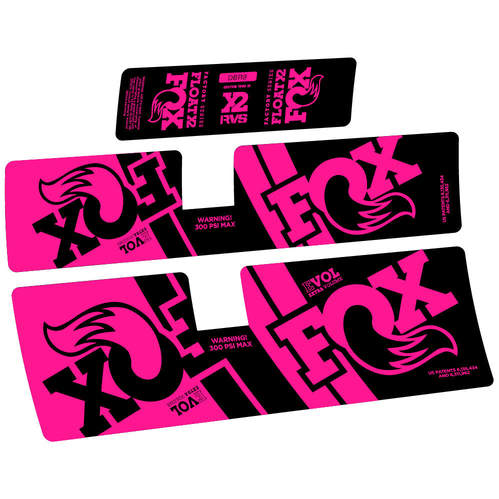Stickers Fox Float X2 Performance 2019 compatibles Autocollants amortisseur