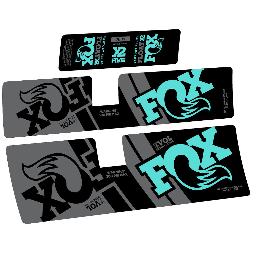 Stickers Fox Float X2 Performance 2019 compatibles Autocollants amortisseur