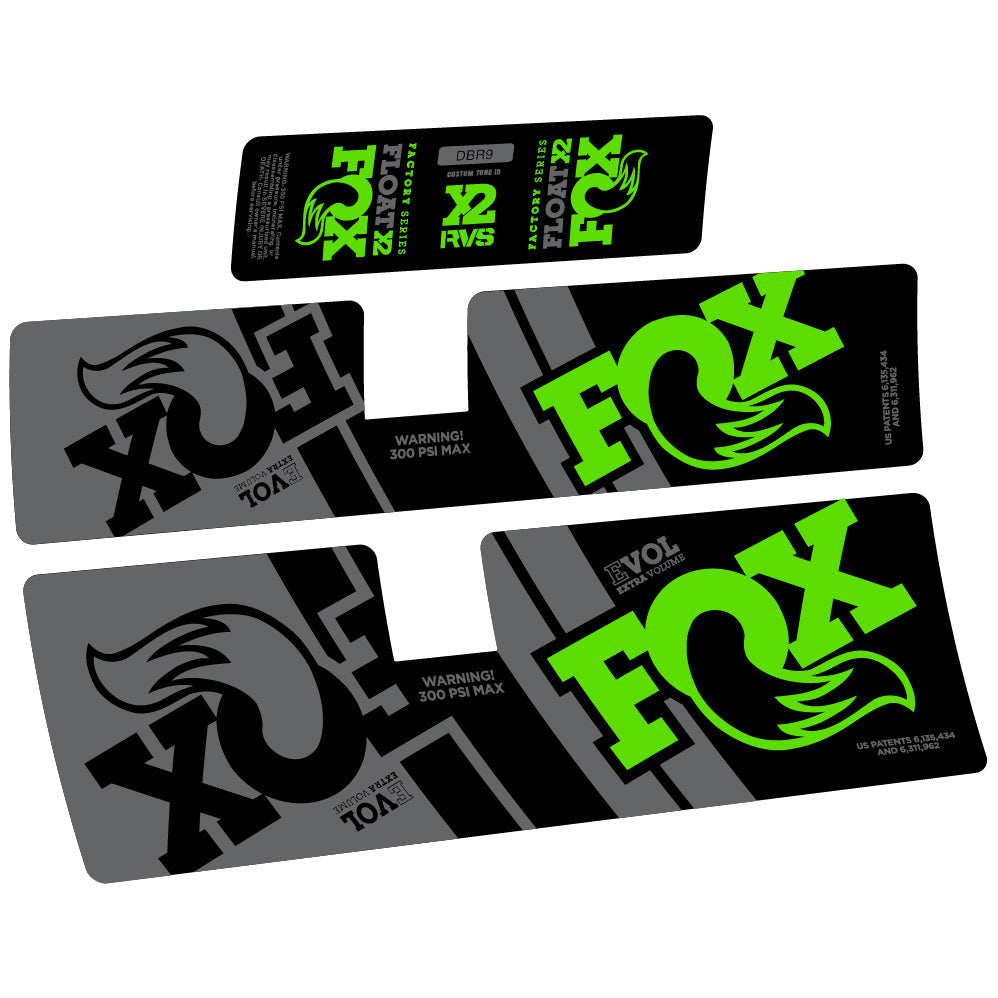 Stickers Fox Float X2 Performance 2019 compatibles Autocollants amortisseur