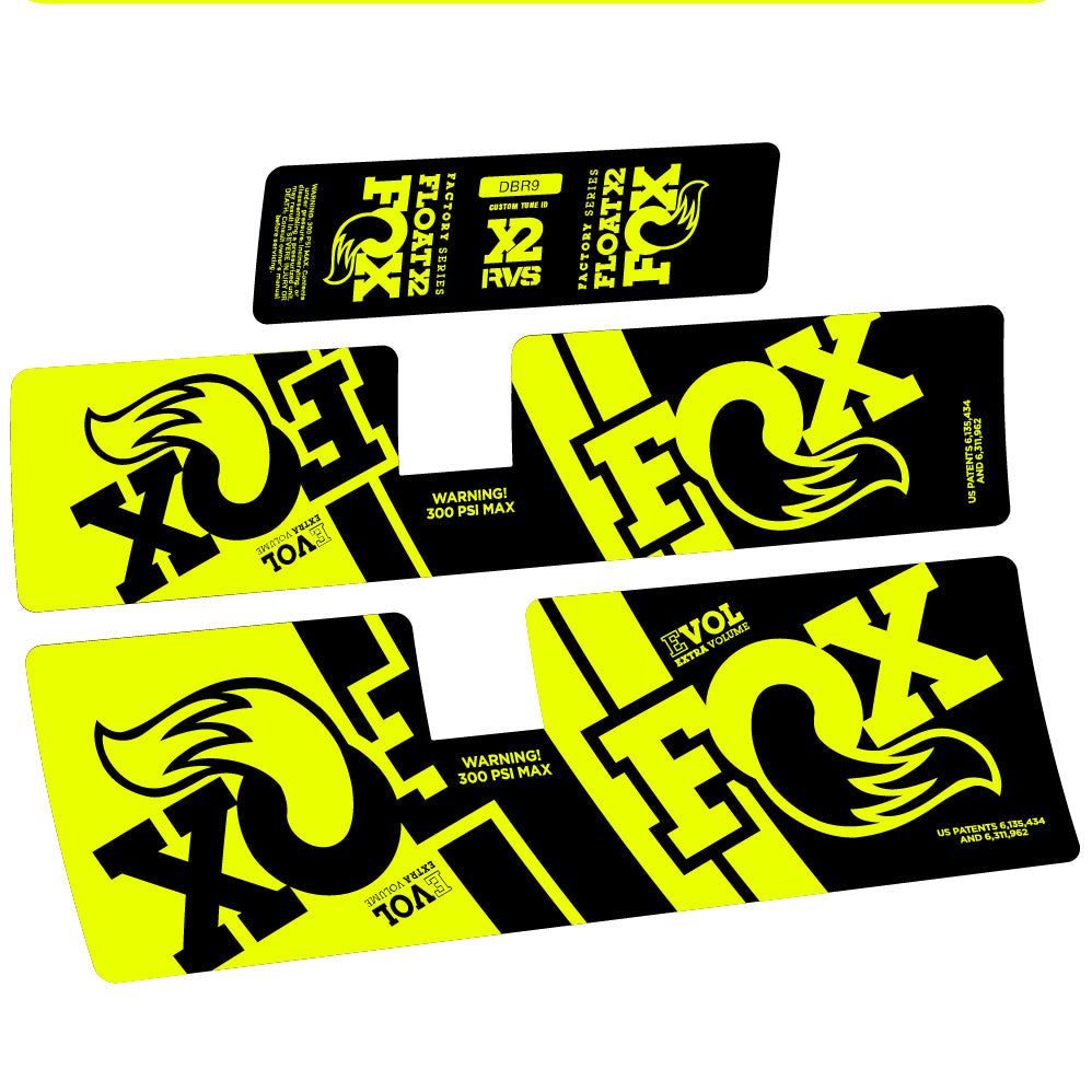 Stickers Fox Float X2 Performance 2019 compatibles Autocollants amortisseur