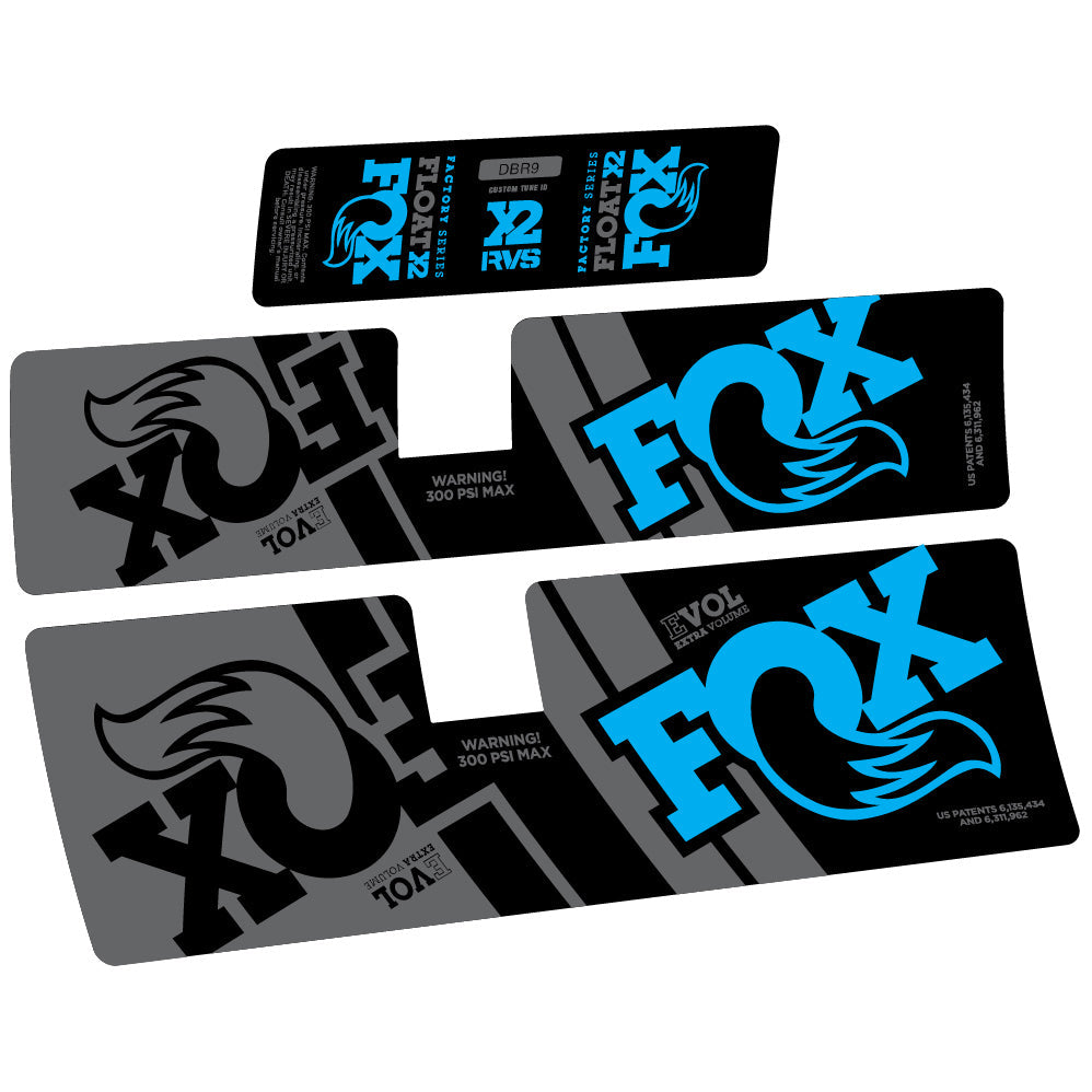 Stickers Fox Float X2 Performance 2019 compatibles Autocollants amortisseur