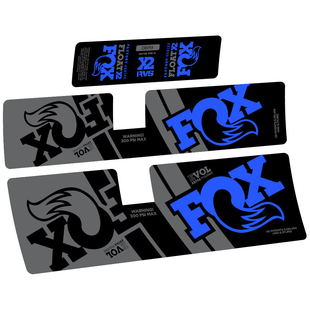 Stickers Fox Float X2 Performance 2019 compatibles Autocollants amortisseur