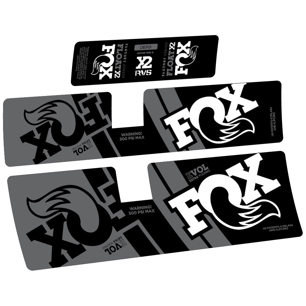 Stickers Fox Float X2 Performance 2019 compatibles Autocollants amortisseur