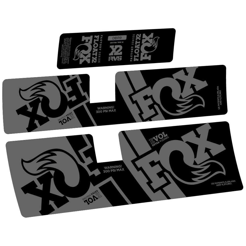 Stickers Fox Float X2 Performance 2019 compatibles Autocollants amortisseur