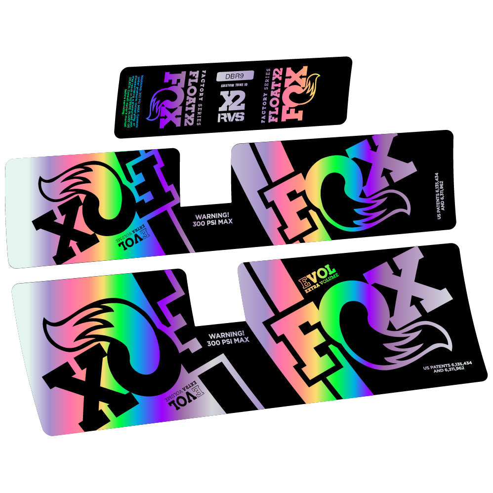 Stickers Fox Float X2 Performance 2019 compatibles Autocollants amortisseur