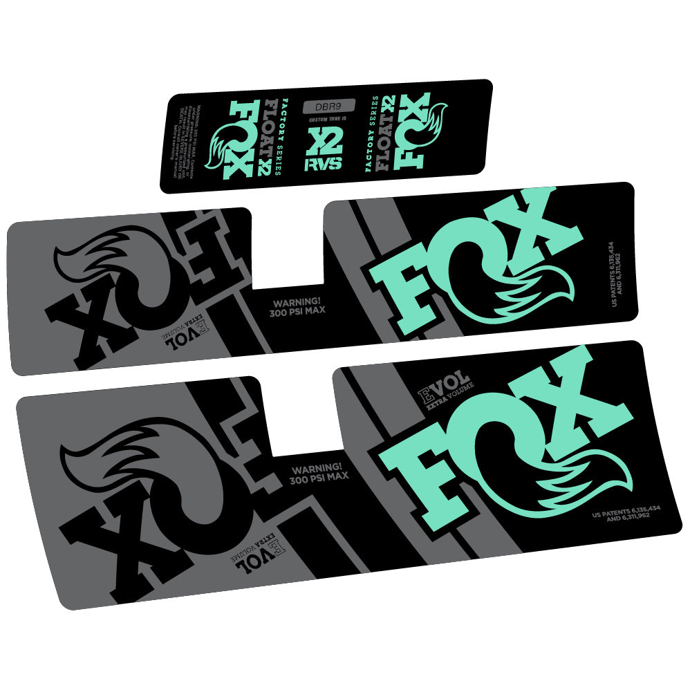 Stickers Fox Float X2 Performance 2019 compatibles Autocollants amortisseur