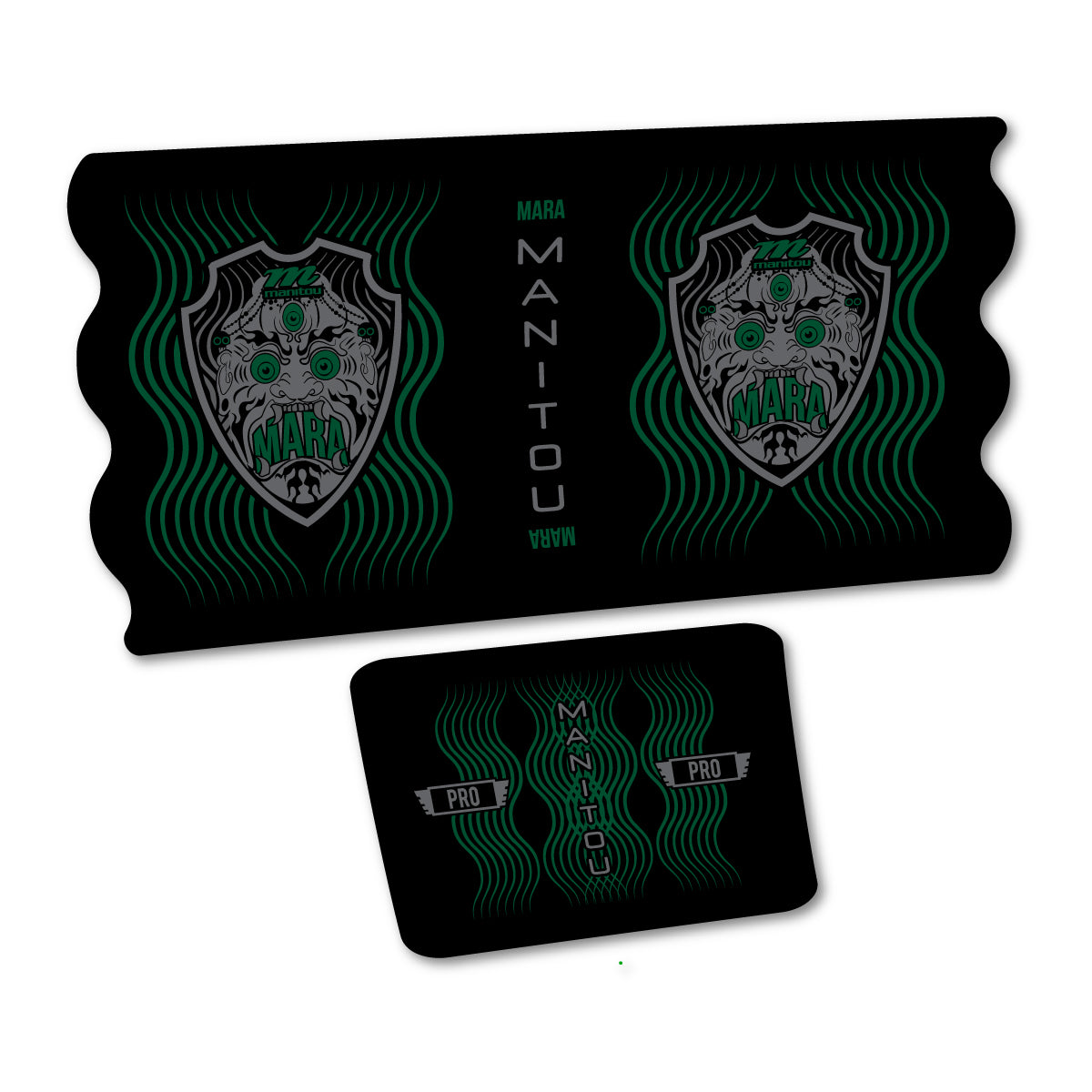 Stickers compatibles Manitou Mara Pro King Can Decal Kit pour amortisseur – autocollants vinyle - Vert Foncé