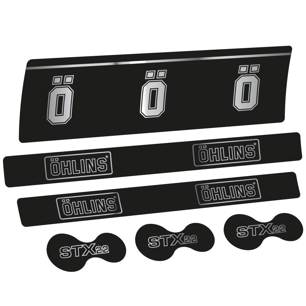 Stickers Ohlins STX22 Air Specialized compatibles Autocollants amortisseur